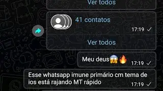 ❤️🔥VAZEI!! NOVO MELHOR WHATSAPP IMUNE COM O TEMA DE IOS!! TANKOU A OF BAN!!🔥❤️
