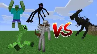 queen xenomorph vs mutant mob(xenocraft addon[ mutant mob addon])
