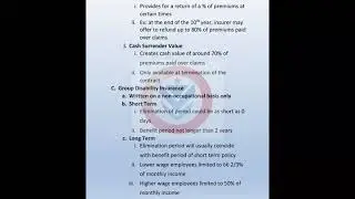 Disability Income and Related Insurance