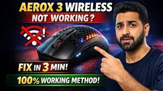 How to Fix SteelSeries Aerox 3 Wireless Mouse Not Working (2.4GHz + Bluetooth)