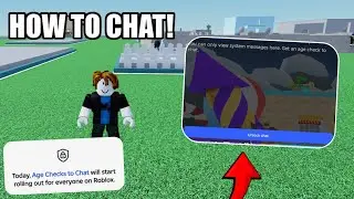 HOW TO CHAT IN ROBLOX WITH NEW AGE VERIFICATION UPDATE! - Roblox
