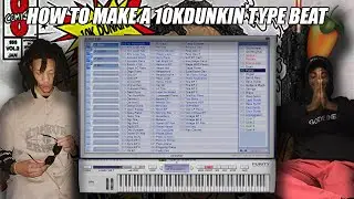 HOW TO MAKE A 10KDUNKIN TYPE BEAT IN FL STUDIO 20 [CashCache type beat tutorial 2021] | Hugee Boy