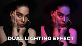 Cara Edit Foto Dual Lighting Effect