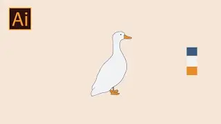 Adobe illustrator tutorial- how to create duck illustration in adobe illustrator