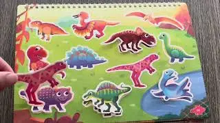 Coloring | Matching Dinos | Puzzle | Ms S