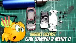 Cara Buka Rivet Mainan Mobil Mitsubishi Evolution VI