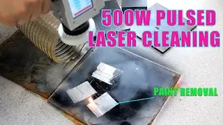 Fast rust and paint removal - Pulse laser cleaners