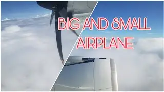 pagkakaiba ng pagsakay sa maliit at malaking airplane😱 #travel #flight #vacation