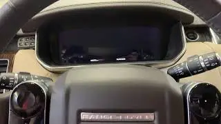How to reset service interval on RANGE ROVER SPORT 2018