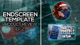 YouTube Outro Endscreen Template (Photoshop Download) - Product Review
