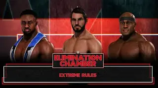 WWE2k20. Битва чемпионов! Johnny Gargano(NXT) vs. Big E(SMACK) vs. Bobby Lashley(RAW).