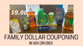 FAMILY DOLLAR COUPONING | ESPAÑOL | MI VIDA CON CINCO