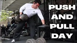 FULL CHEST AND BACK WORKOUT IN THE HOME GYM
