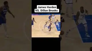 James Harden and Dillon Brooks have separated after the whistle #Shorts #NBA #Highlights