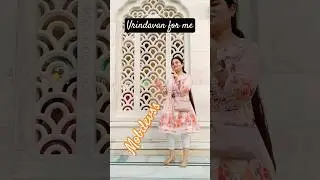me to my happy places #vrindavandiaries #vrindavandham #radheradhe