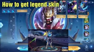 HOW TO GET LEGEND SKIN MLBB getting legend skin in 1minute