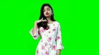 Beautiful Young Girl Baby Dance Green Screen Effects Vfx Effects Stock Footage