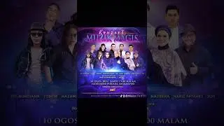 #konsertmuzikmagis 10 Ogos 9 malam Auditorium Perdana Angkasapuri