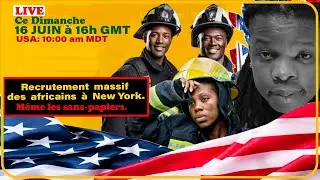 🚨HOT🚨 RECRUTEMENT MASSIF DES AFRICAINS (homme/femme)AUX USA DANS LE SERVICE DES POMPIERS A NEWYORK