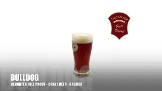 Decanter Bulldog Beer