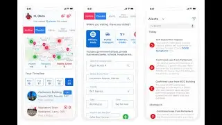 COVID Mobile Track and Trace Mobile app Concept by Obutu Anyona