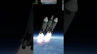 Fuel Barge Launch | KERBAL SPACE PROGRAM Beautified 