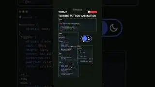 Theme Toggle Button Animation. 