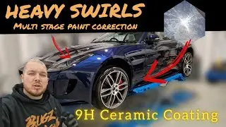 DETAILING a Jaguar F Type R - Paint Correction, Detail, Ceramic Coating and Window Tint