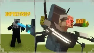 Infected cameramen.. and more! | Skibidi Toilet v.2.0 Addon Release for Minecraft Bedrock/ P.e.