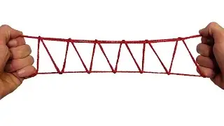 String Tricks. How To Make The 6 Mountain String Figure