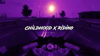 Childhood X Riding - Gameplay || Aesthetic Status Video ( Slowed & Reverb )