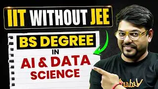 All IIT Without JEE  BS Degree 😱 in AI & Data Science | JEE 2026 | Harsh sir