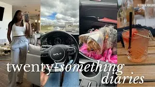 Twenty-something Diaries | I'M BACKKKK! car shopping, wine tasting, Layla got spayed