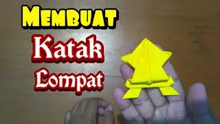 Tutorial membuat origami katak yang bisa melompat