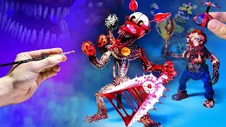 How to make scary FNAF figures that will haunt your dreams | Mangle, Fredbear and BB compilation
