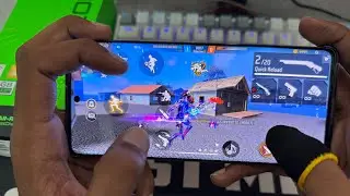 Infinix Note 40 Pro ⚡️Unboxing 🎁 and gameplay 1 v 6 handcam settings⚙️ control +hud+sen