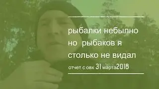 рыбы нет но рыбаков я столько не видел ни когда