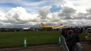 RAF Chinook (Maybe Saudi Arabian) performs nose dives at RA