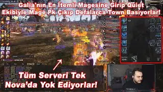 PoineMaia - Galia'nın En İtemli Magesine Girip Quiet Ekibiyle Mage Pk Çıkıp Şov Yapıyor! Rise Online