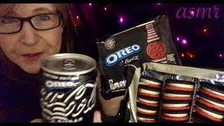 Quiet Eating, Drinking 🎧Oreo Coke fizzy cookie flavor & Oreo Coca Cola cookies Limited Edition ASMR