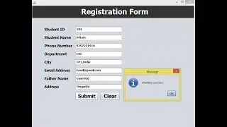 Registration Form Validation  In Java Netbeans