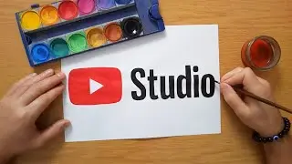 How to draw a YouTube Studio logo