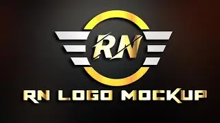 RN mockup logo design video tutorial |RN letter logo||