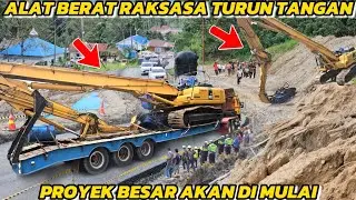 Big Project, Giant Heavy Equipment Arrived in Batu Jomba