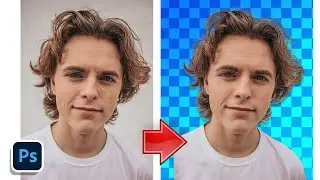 Background removing | Photoshop  hair easy selection | Refine Edge Photoshop trick