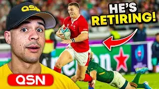 American Reacts to George North Highlights (He's HUGE)