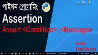 Assertion in python