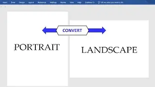 Change Page Orientation in MS Word | Portrait to Landscape| Page Setup in MS Word| Young Researchers