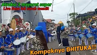 Atraksi 3 mayoret BHITUKA paling suhu 2024 live Desa lok suruh wendit malang acara khitanan 🙏