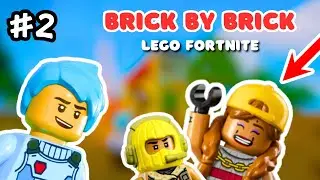 Brick by Brick: Making New Friends And UPGRADES! - FORTNITE LEGO | Episode #2